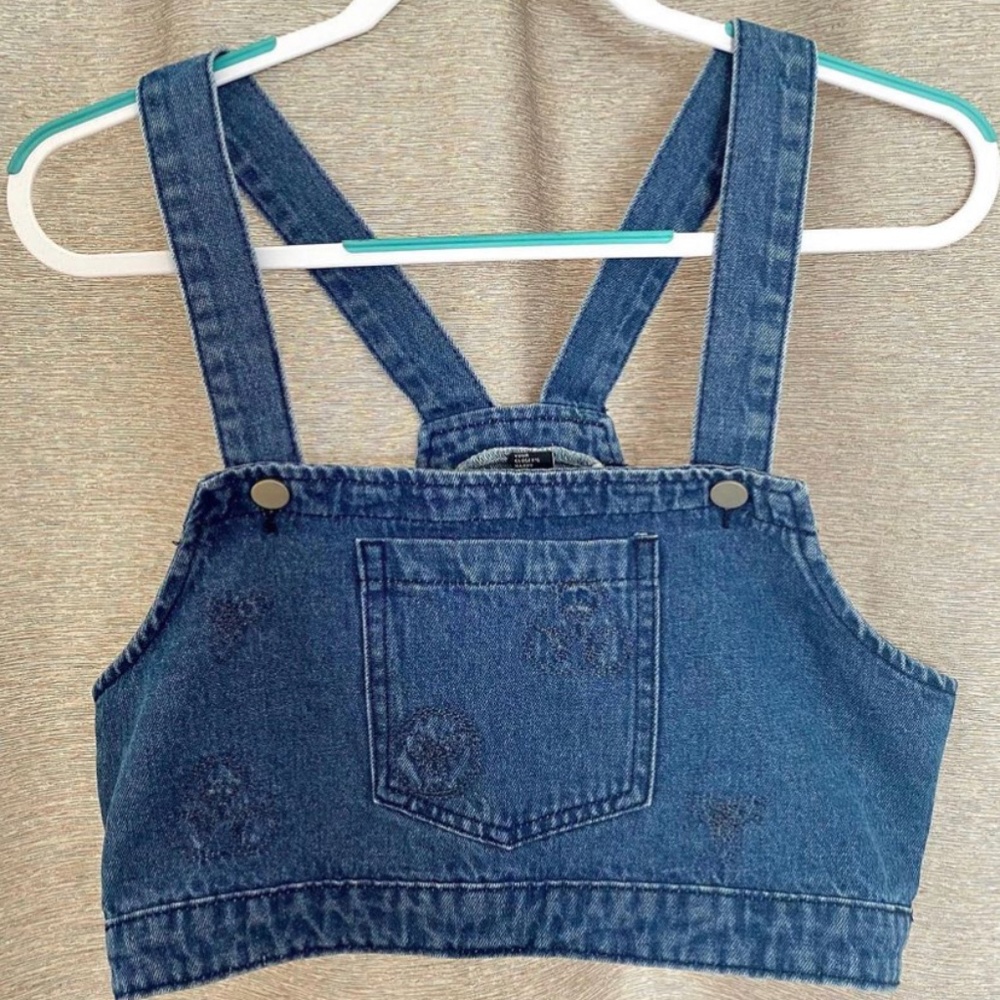 CIDER ❀ denim cami top